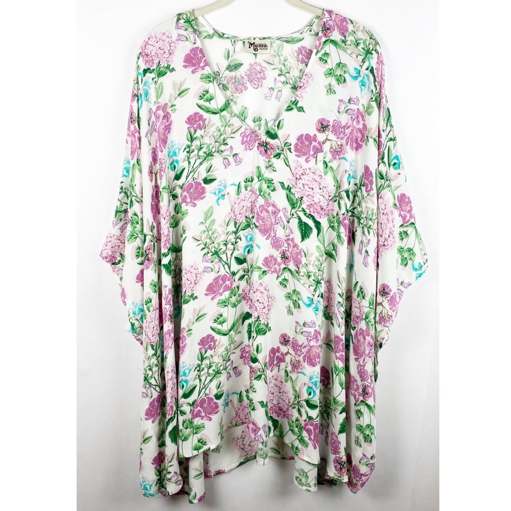 Show Me Your Mumu Peta Poppies and Cream Tunic Top - Picture 3 of 7